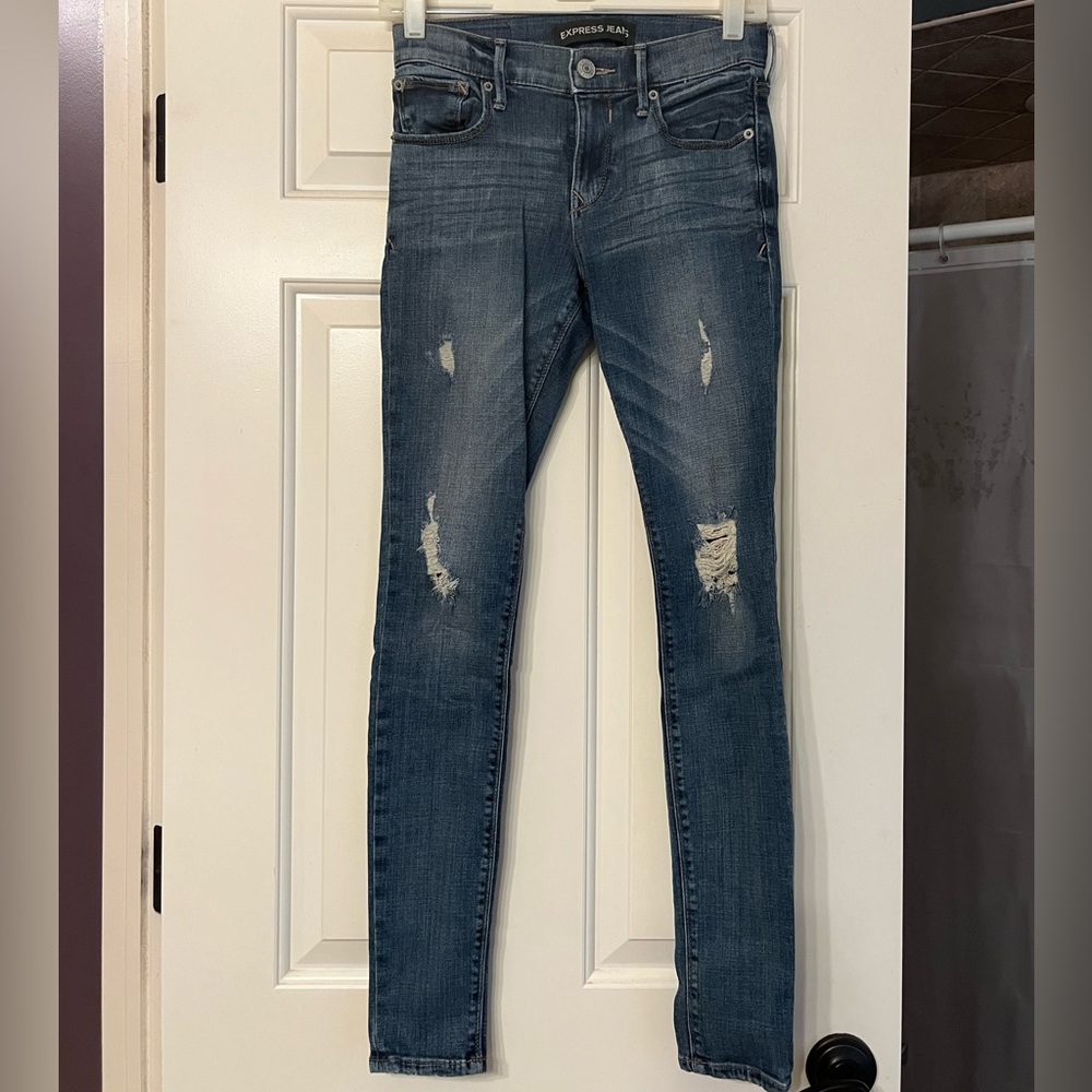 Express mid rise legging jean